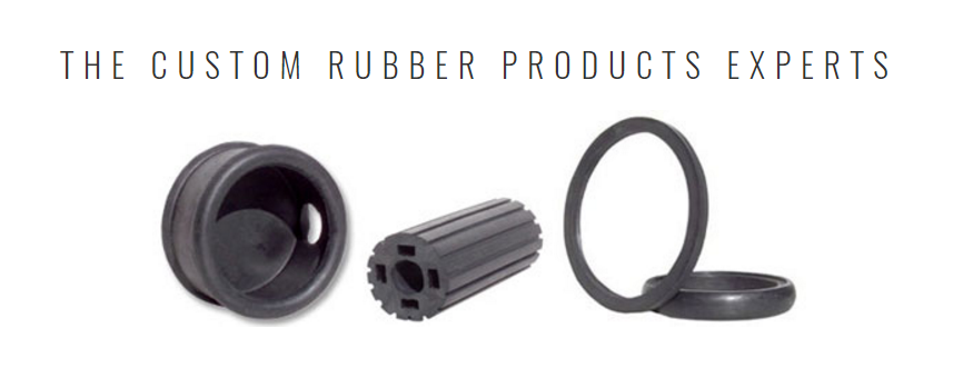 Examples of Qualiform's custom rubber grommets and other products.