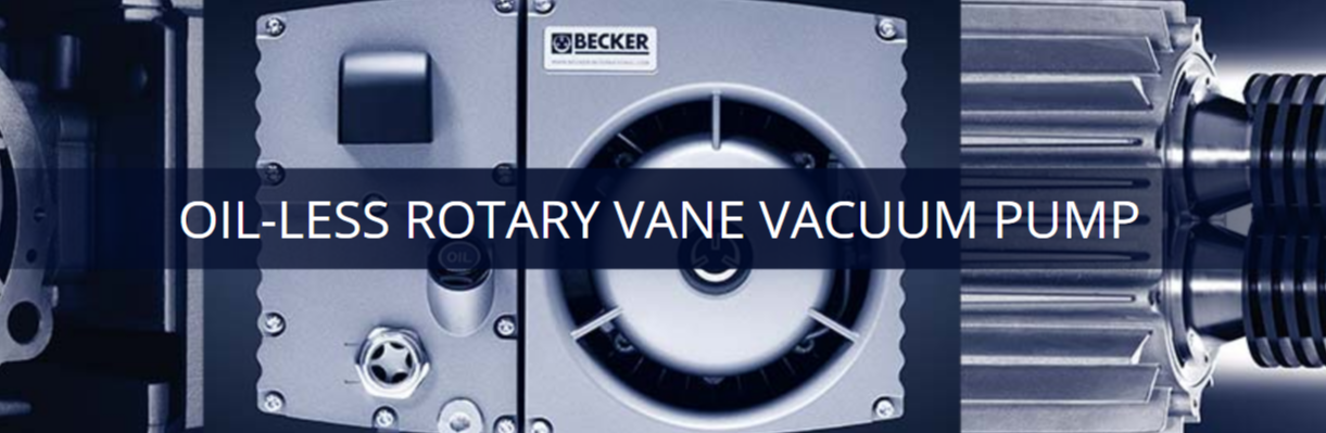 Oil-less Rotary Vane Vacuum Pumps