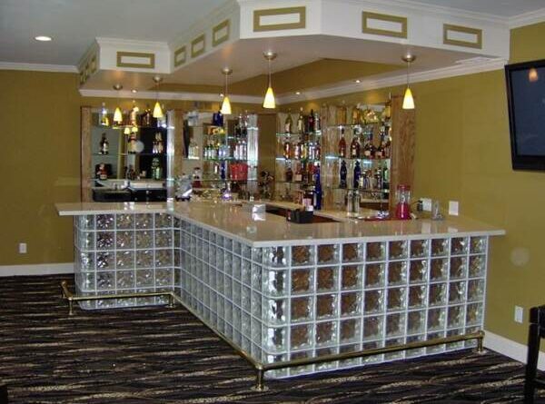 glass block bar