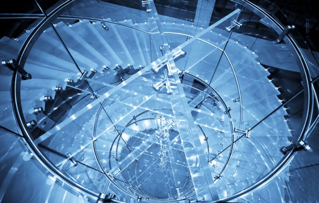 glass stair treads