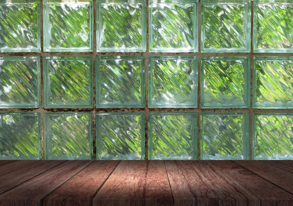 clear glass blocks